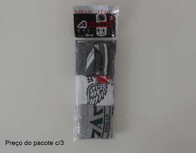 Meia Apollo Ad Masc Alg Sport (c/3)