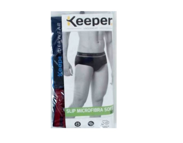 Cueca Keeper Adulto Microfibra Elástico Personalizado (c/3)