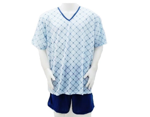 Pijama Jucatel Ad Exg Masc M/c Malha Pv Dec V