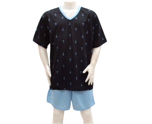 Pijama Jucatel Ad Exg Masc M/c Malha Pv Dec V