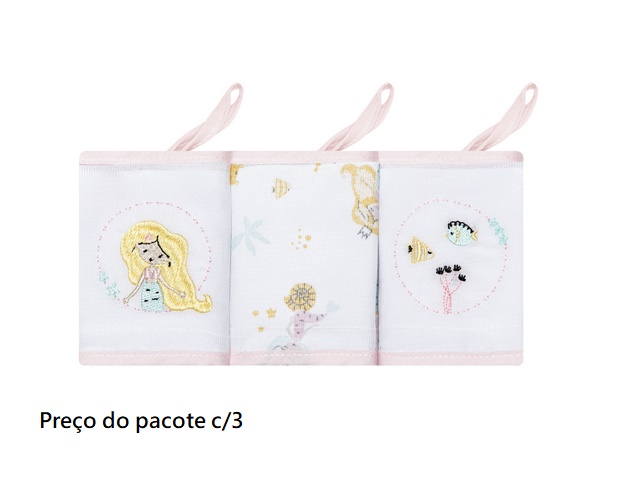 Toalha-boca Papi Bebe Fralda (c/3)