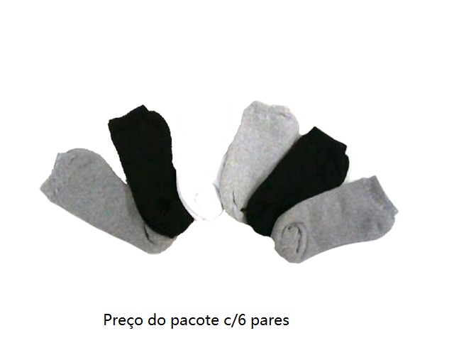 Meia Unic Ad Fem Sapatilha Alg (c/6)