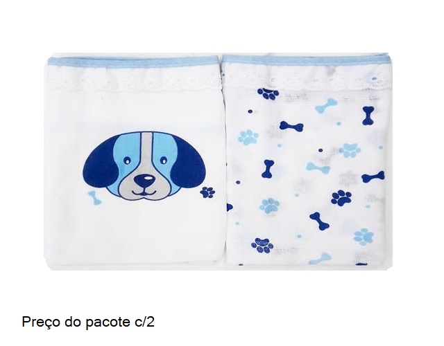Toalha-boca Minasrey Bebe Masc Fralda Est (c/2)