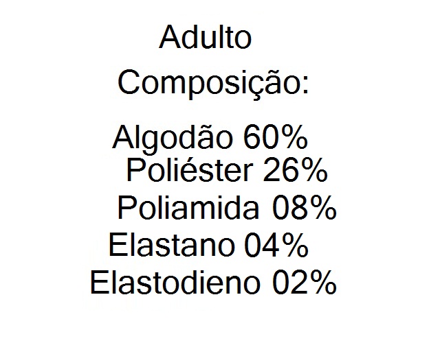 Meia Unic Ad Masc Alg Sapatilha 39/43 (c/6)