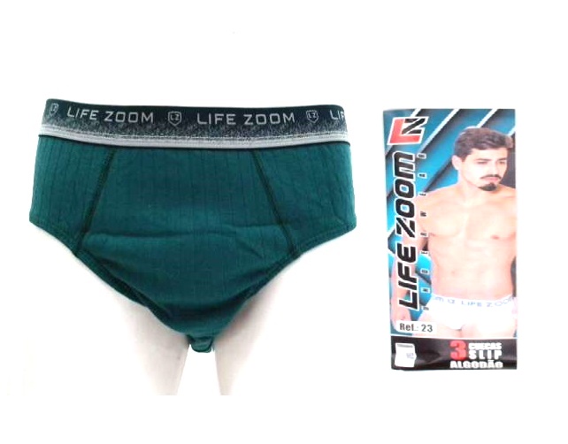 Cueca Lifezoom Ad Exg Rib Canel (c/3)