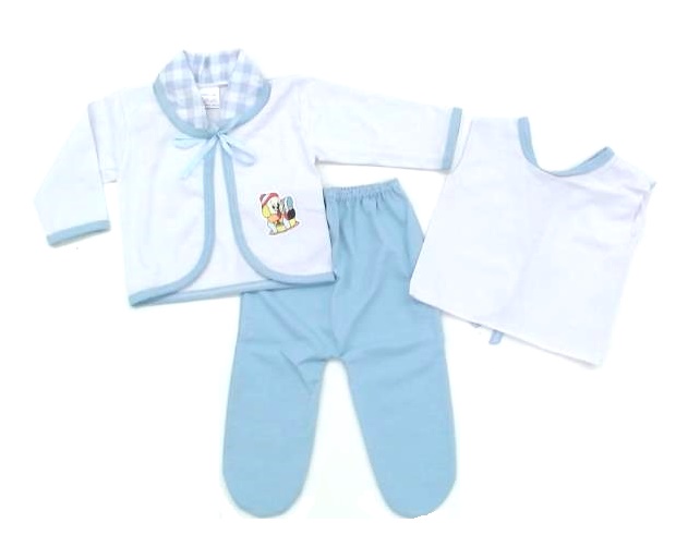Pagão Radani Bebe M/l Malha 3pçs