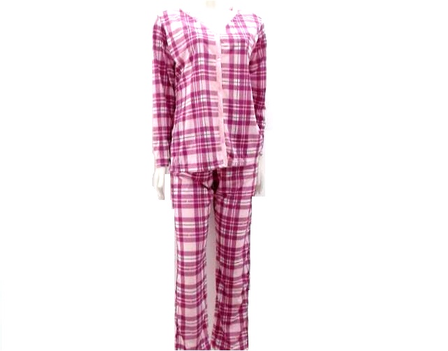 Pijama Jucatel Ad Fem M/l Malha P/v Aberto