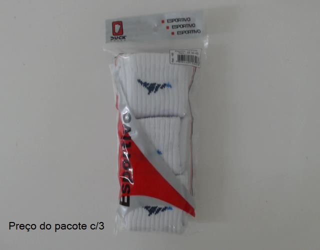 Meia Duck Ad Masc Alg Esportiva 38-43 (c/3)