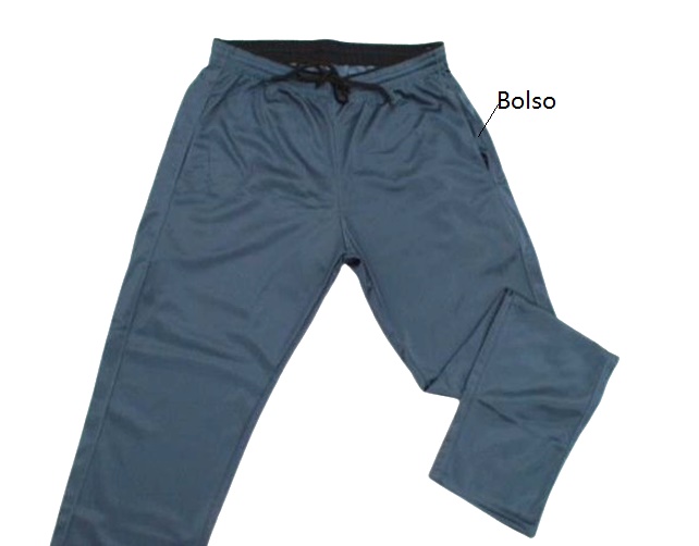 Calça Ks Adulto Masculina Helanca Flanelada 2 Bolso