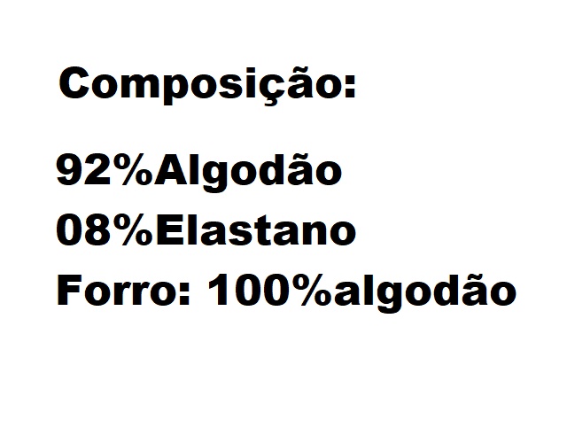 Cueca-boxer Doka Adulto Extra Grande Cotton Elástico Personalizado