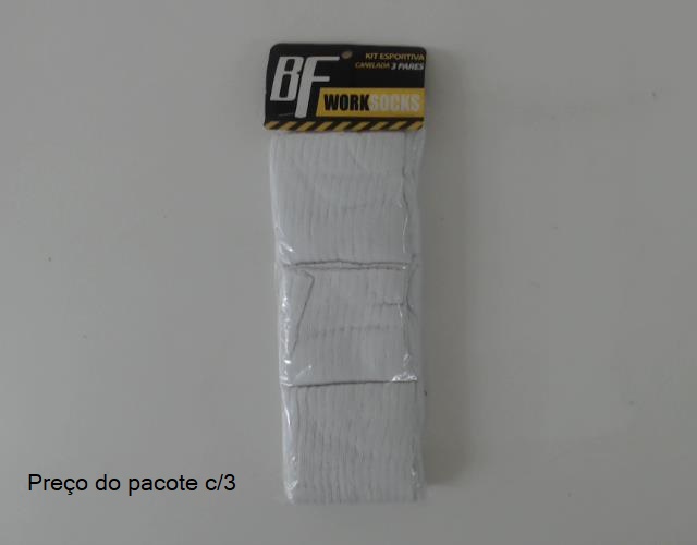 Meia Byfiapo Ad Masc Alg Cano Alto (c/3)