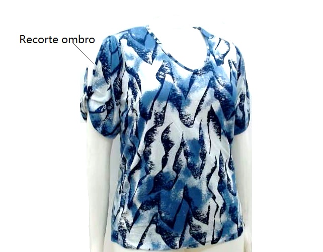 Blusa E.a.m Ad Exg Fem M/c Viscol