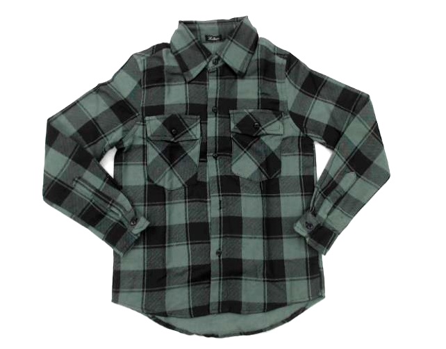 Camisa Lulian Juv Masc M/l Flanela Xadrez 2bolsos