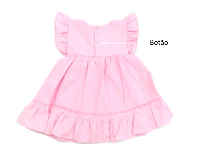 Vestido Lamayara Bebe Mga Jap Alg Trabalhado