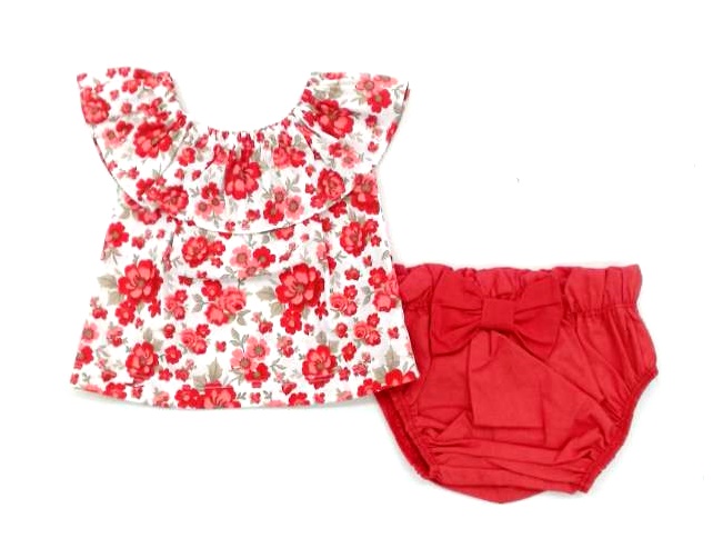Conjunto Lamayara Bebe Fem M/c Alg Ciganinha Calci