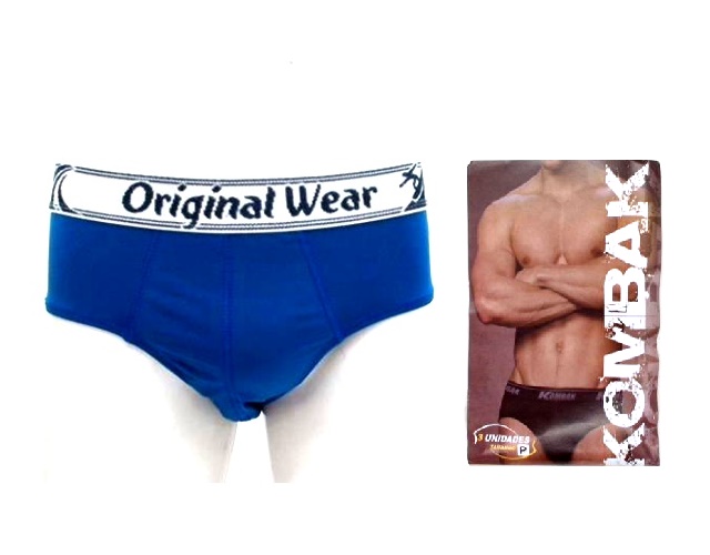 Cueca Kombak Ad Microfibra Elástico Pers (c/3)