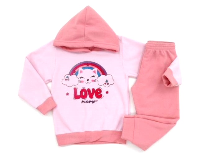 Conjunto Gui Primeiros Passos Bouclê Capuz Calça