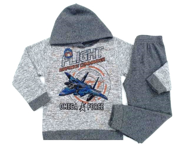 Conjunto Gui Inf Masc Bouclê Capuz