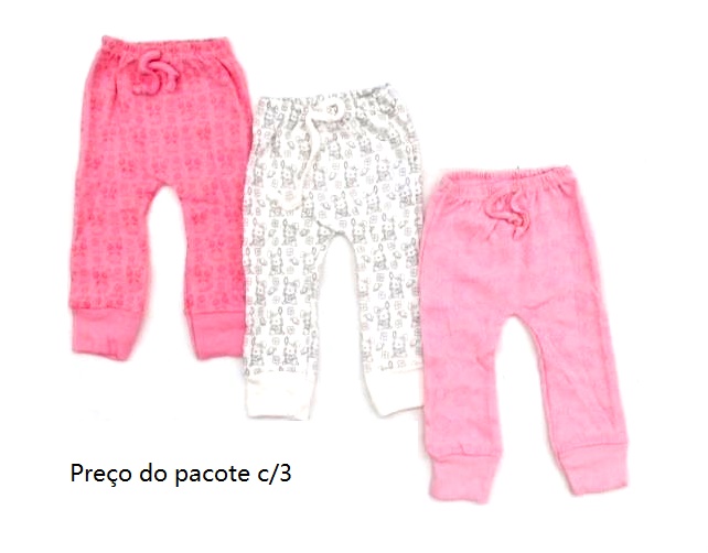 Mijão Bebebrincalhao Bebe Fem Suedine S/pé (c/3)