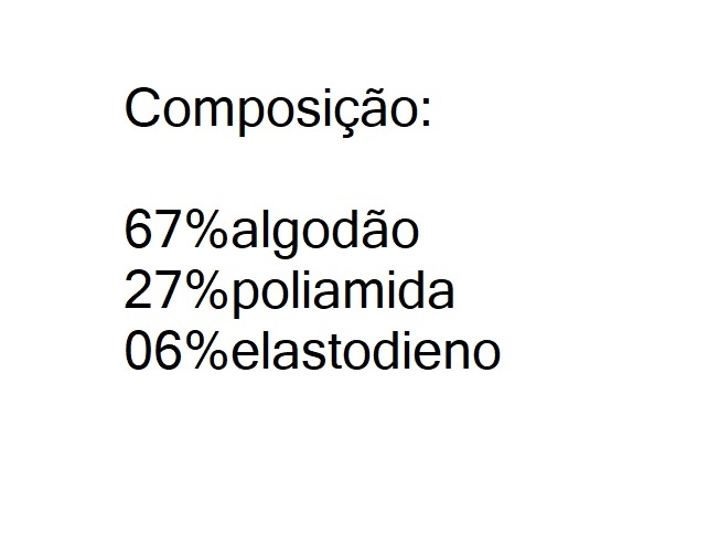 Meia Magic Ad Fem Alg Aeróbica 3/4 (c/6)