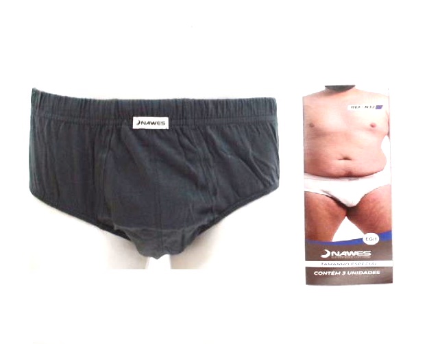 Cueca Nawes Ad Exg Masc Alg (c/3)