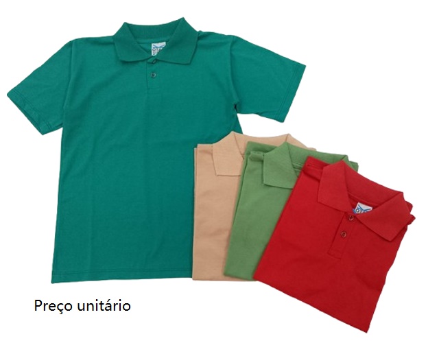 Polo Otan Juvenil Masculino Manga Curta Malha