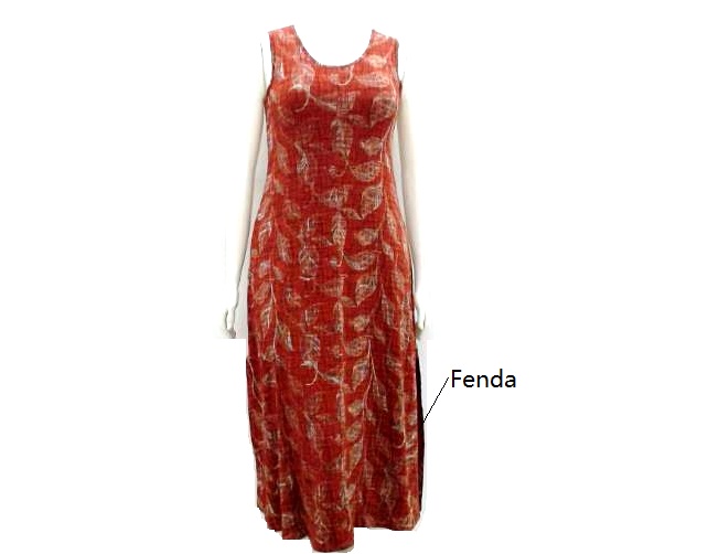 Vestido Exportline Adulto Extra Grande Regata Viscolycra