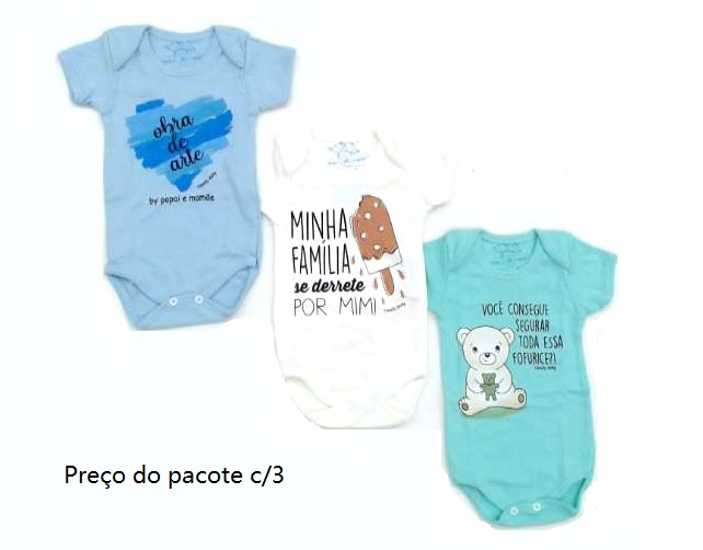 Body Timufy Bebe Masc M/c Suedine (c/3)