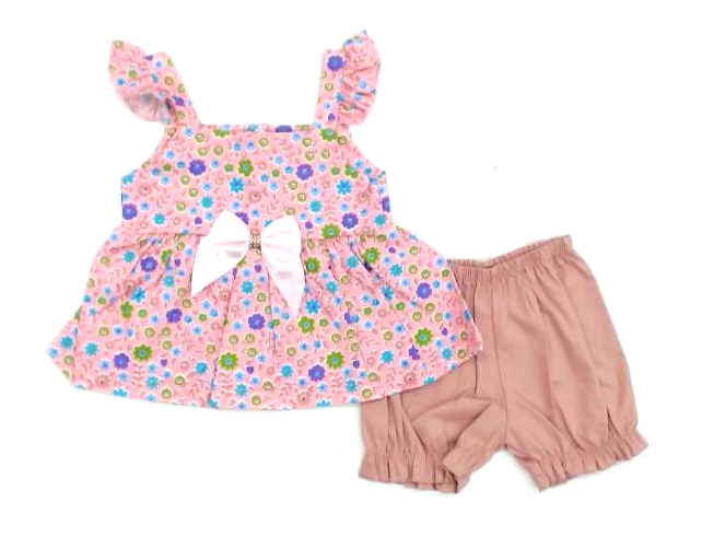 Conjunto Lamayara Bebe Fem Reg Alg Short