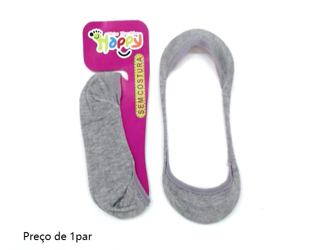 Meia Happybyfiapo Ad Fem Alg Sapatilha Invisivel