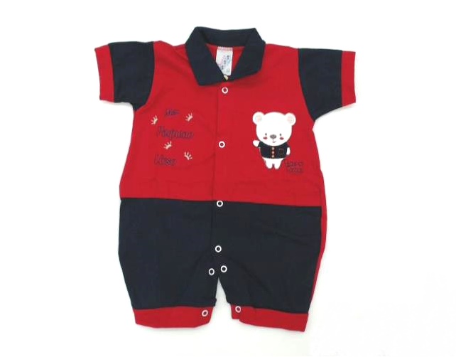 Macacão Pequenospassos Bebe Masc M/c Malha