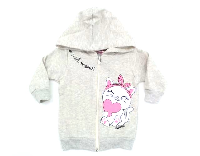 Jaqueta Fashionkids Bebe Fem Mol Capuz