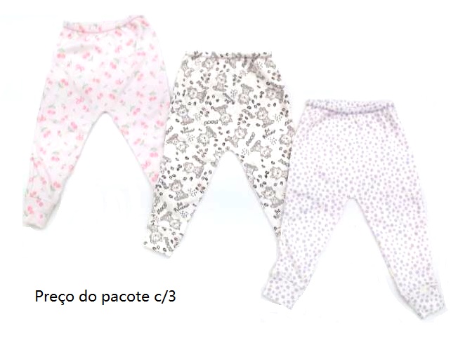 Mijão Timufy Bebe Fem Suedine Estamp S/pé (c/3)