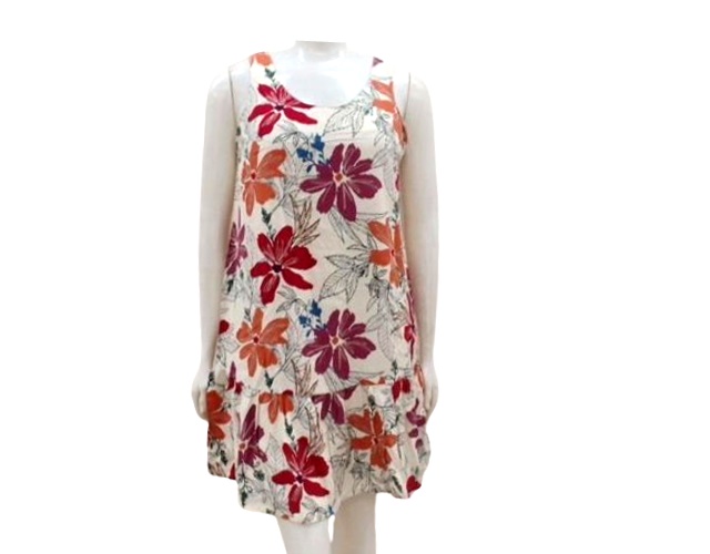 Vestido Hand Adulto Extra Grande Regata Viscose Estampado