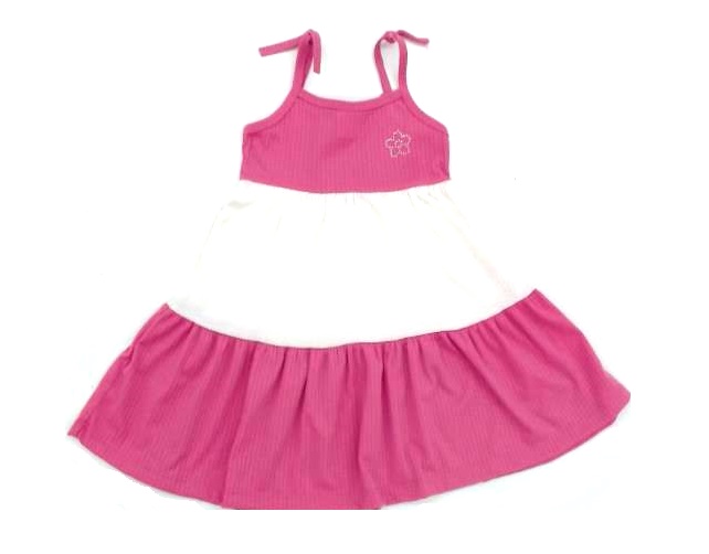 Vestido Matinekids Primeiros Passos Alça Malha Canelada