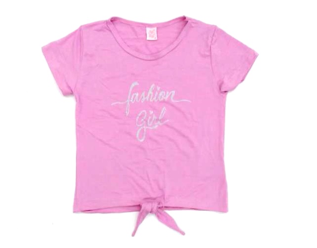 Blusa Rose Juv Fem M/c Viscol Cropped