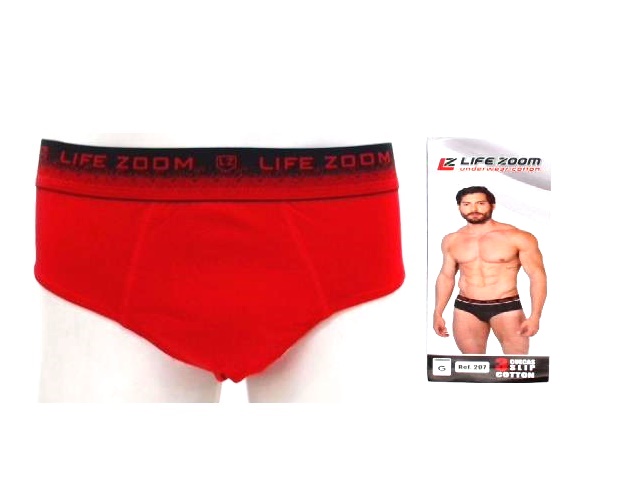 Cueca Lifezoom Ad Masc Cotton (c/3)