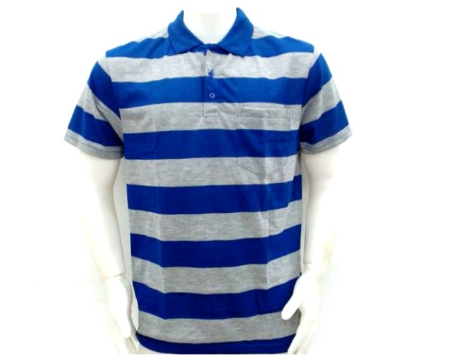 Polo Ozon Ad Masc M/c Malha List Bolso