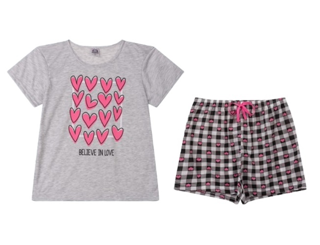 Pijama Jucatel Adulto Feminino Manga Curta Malha Pv Short