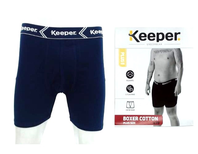 Cueca-boxer Keeper Ad Exg Cotton Elástico Pers