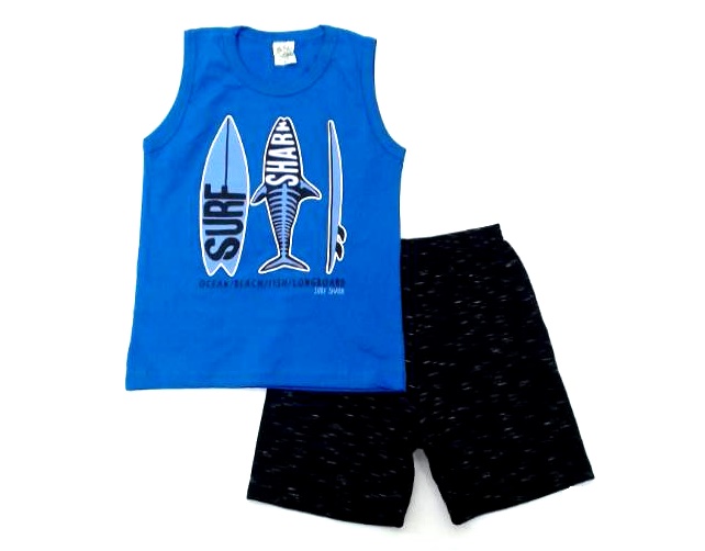 Conjunto Clubinho Inf Masc Reg Malha