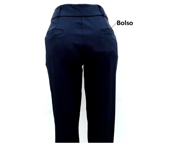 Calça Lulian Adulto Feminina Alfaiataria Social 4bolsos