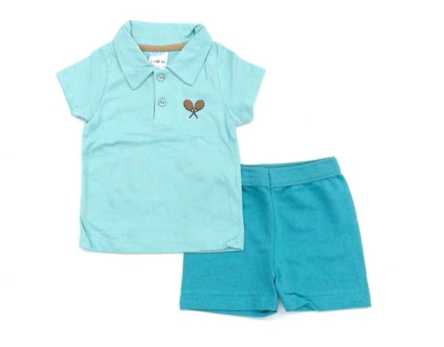 Conjunto Fantoni Bebe Masc M/c Malha G.polo