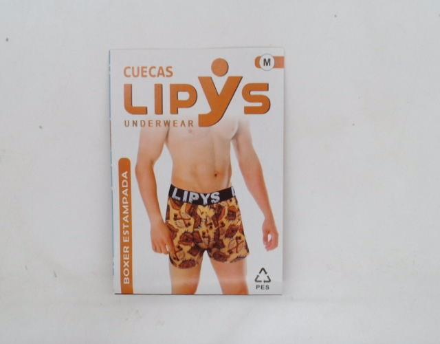 Cueca-boxer Lipys Ad Masc Microfibra Estamp