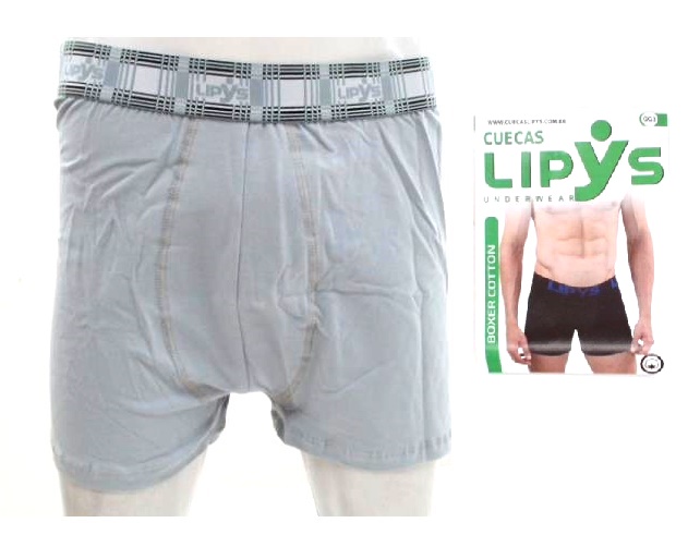 Cueca-boxer Lipys Ad Exg Masc Cotton