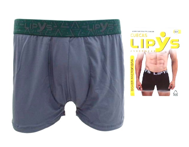 Cueca-boxer Lipys Ad Exg Masc Microfibra