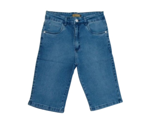 Bermuda Vivlon Ad Fem Jeans Lycra Clara