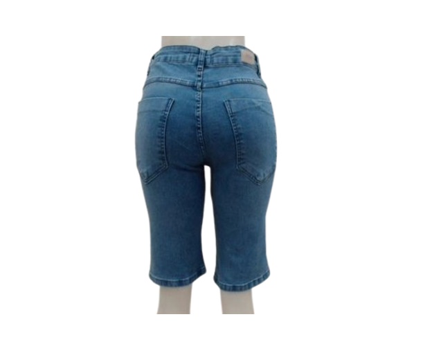 Bermuda Vivlon Ad Fem Jeans Lycra Clara