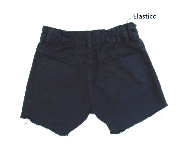 Short Gilas Juvenil Feminina Sarja Strass