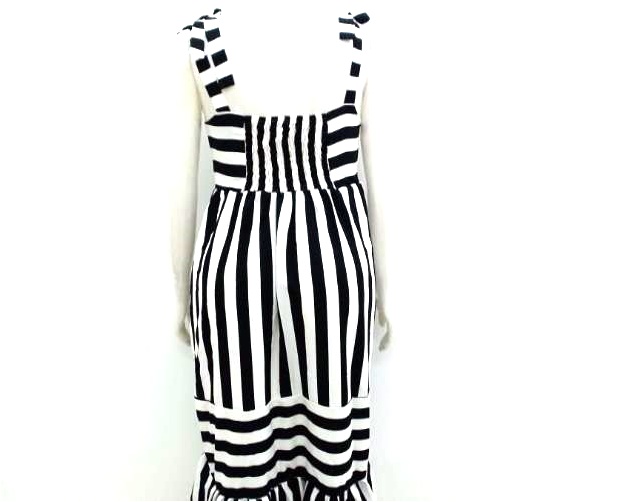 Vestido Lulian Ad Exg Alça Poliéster List Longo